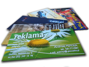 Przykładowe wizytówki